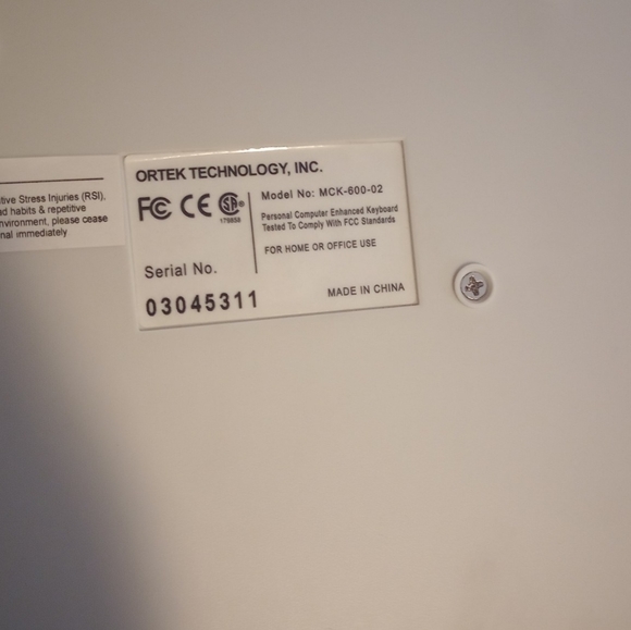 Ortek Keyboard New - Picture 3 of 3